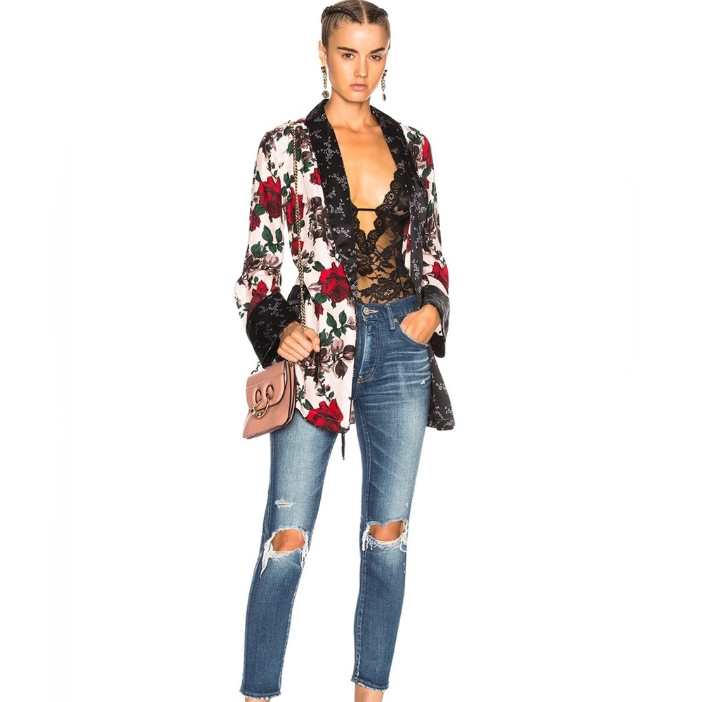 Equipment Theron Silk Floral Blazer Size M NWOT. - Picture 4 of 6